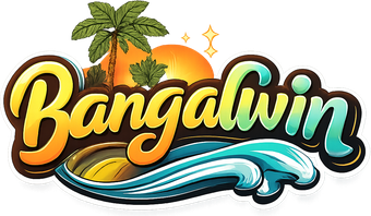 bangalwin সাইটের সোনালি লোগো